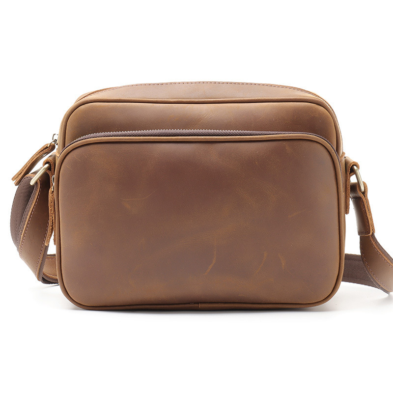 Messenger Bag — Compact Cowhide Organizer — detail view 2