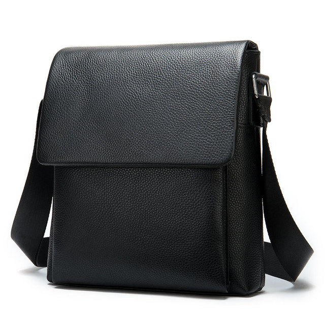 Messenger Bag — Vertical Cowhide Flap — product view