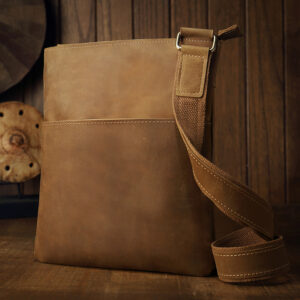 Messenger Bag — Vertical Zip Cowhide — product view